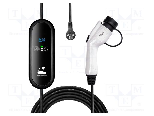 EMobility: charger; 1x0.5mm2,3x2.5mm2; 110/250VAC; 3.8kW; IP54
