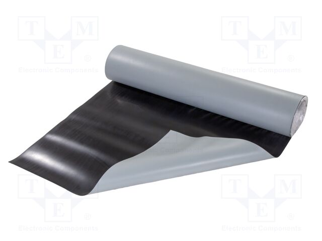 Bench mat; ESD; L: 10m; W: 0.9m; Thk: 2mm; Mat: heat-resistant rubber
