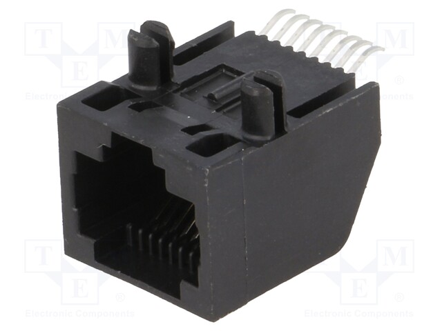 Socket; RJ45; PIN: 8; Layout: 8p8c; SMT; on PCBs