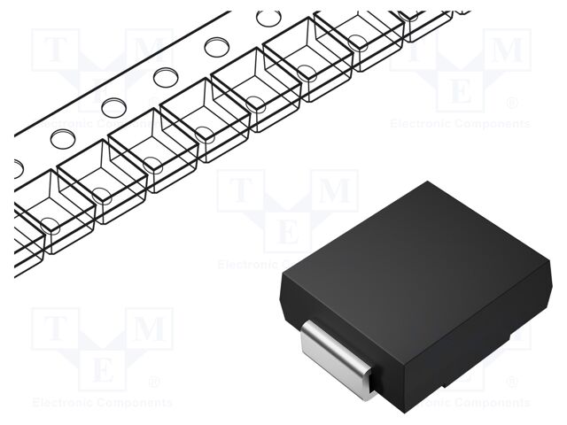 Diode: rectifying; SMD; 600V; 3A; DO214AB,SMC; Ufmax: 1.1V