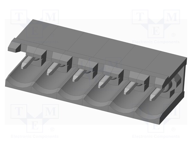 Connector: pluggable terminal block; socket; male; on PCBs