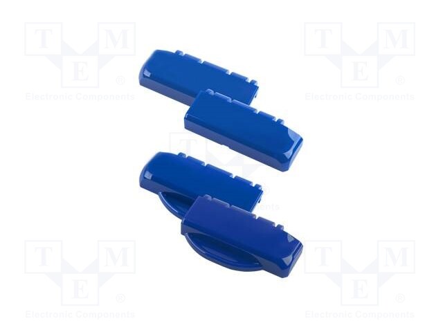 Hinge; ABS; Series: BOCUBE; B233012,B273612; blue; 4pcs.