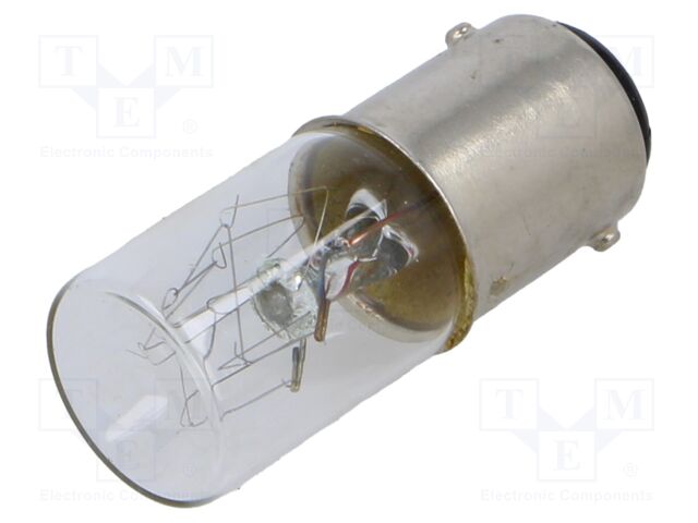 Filament lamp: bayonet; BA15D; warm white; 230VAC; 5W