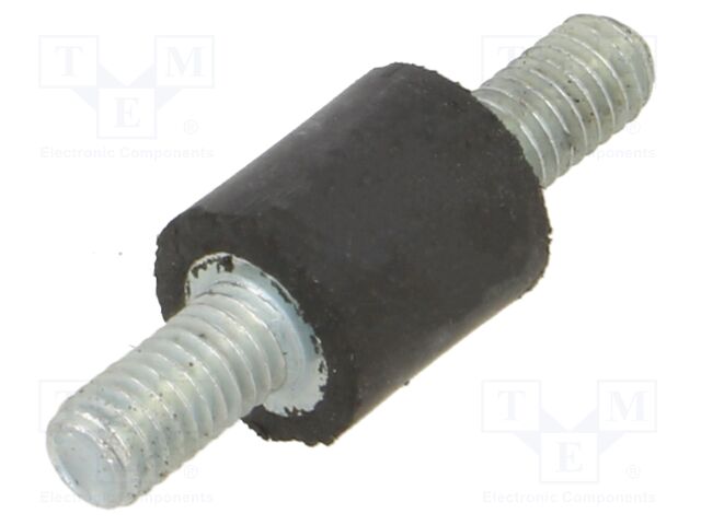 Vibration damper; rubber