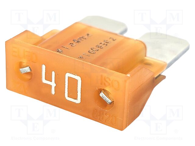 Fuse: fuse; 40A; 32VDC; automotive; 16.2mm; 16.2x6.5x18.5mm