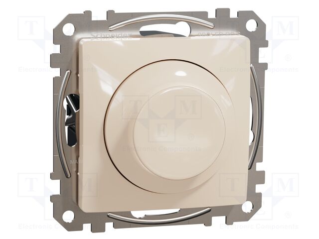 Dimmer; 230VAC; IP20; plaster embedded,in mounting box; beige