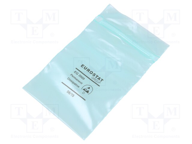 Protection bag; ESD; L: 152mm; W: 102mm; D: 75um; Features: self-seal