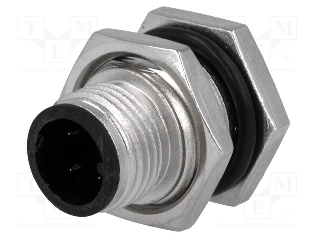 Socket; M12; PIN: 4; male; A code-DeviceNet / CANopen; THT; IP68