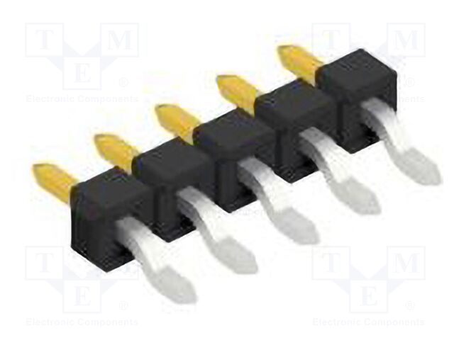 Connector: pin strips; pin header; male; PIN: 5; 2.54mm; SMT; 1x5