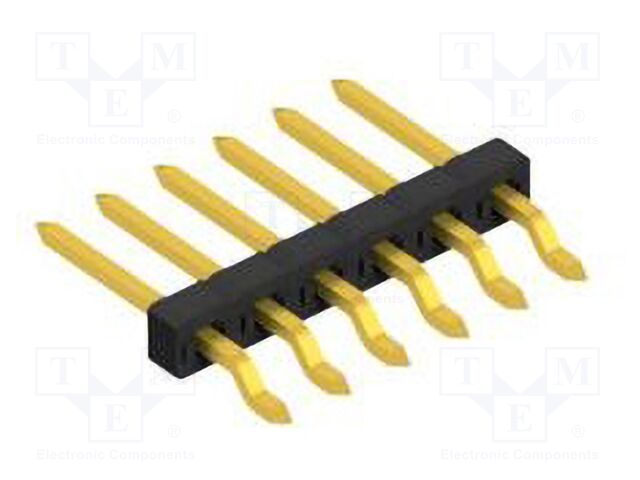 Connector: pin strips; pin header; male; PIN: 6; 2mm; SMT; 1x6; 100V