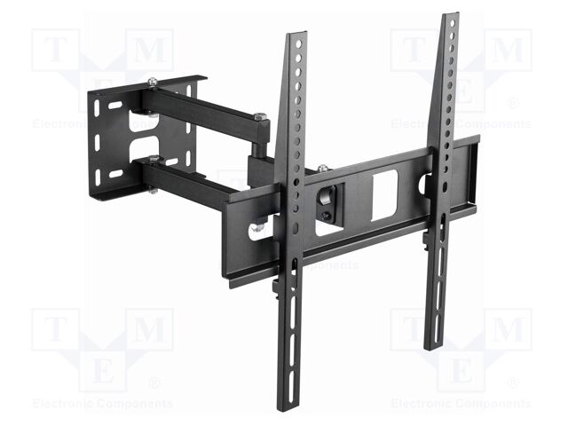 Holder; for wall mounting; 35kg; 32÷55"; black