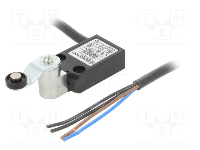 Limit switch; NO + NC; 10A; max.240VAC; lead 1m; IP67; -25÷70°C