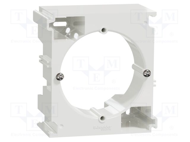 Extension surface box; IP20; for wall mounting; white