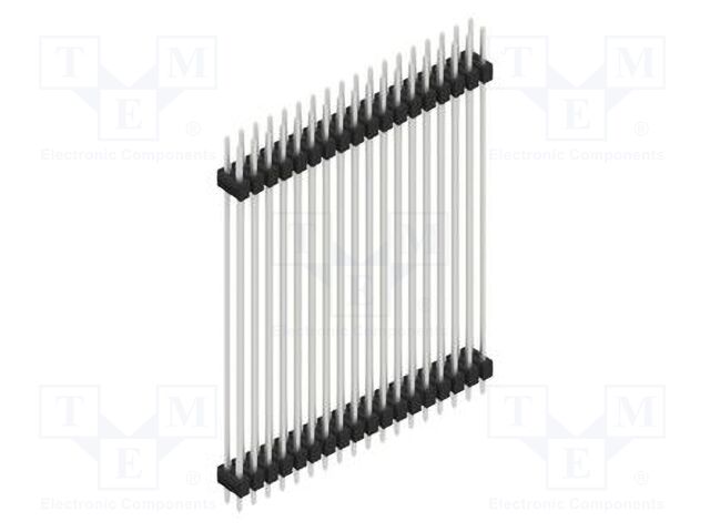 Connector: pin strips; pin header; male; PIN: 36; 2.54mm; THT; 2x18