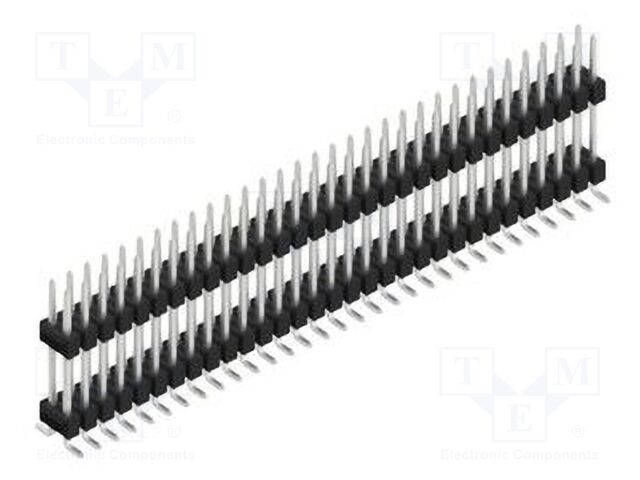 Connector: pin strips; pin header; male; PIN: 62; 2.54mm; SMT; 2x31