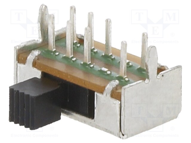 SWITCH, SLIDE, DP3T, 200mA, 30V, PCB