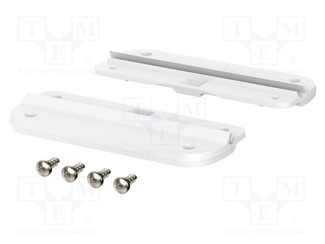 Set of wall holders; white; 2pcs.