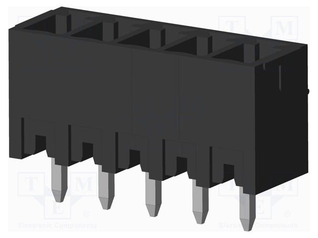 Connector: pluggable terminal block; socket; male; on PCBs