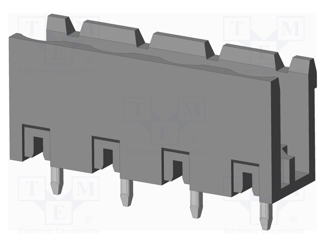 Connector: pluggable terminal block; socket; male; on PCBs