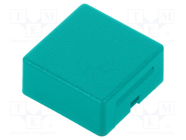 Button; square; 15x15mm; Colour: green; Application: AML series