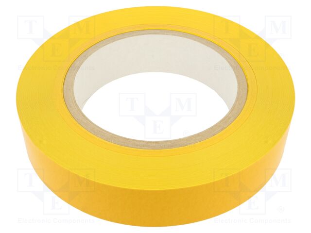 Tape: marking; yellow; L: 50m; W: 50mm; self-adhesive; PVC