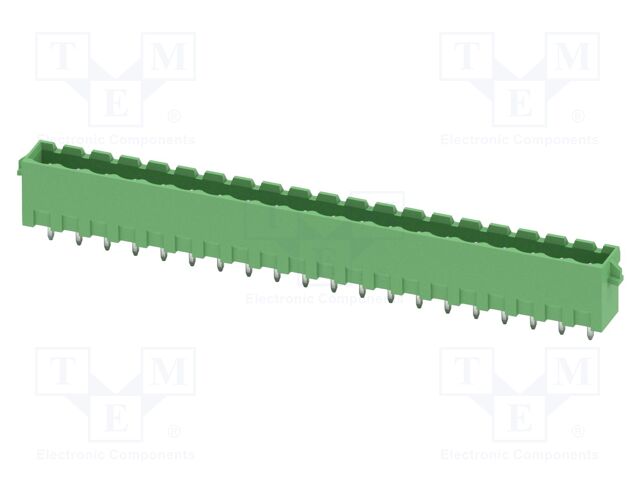 PCB headers, nominal cross section: 2.5 mm2, color: green, n