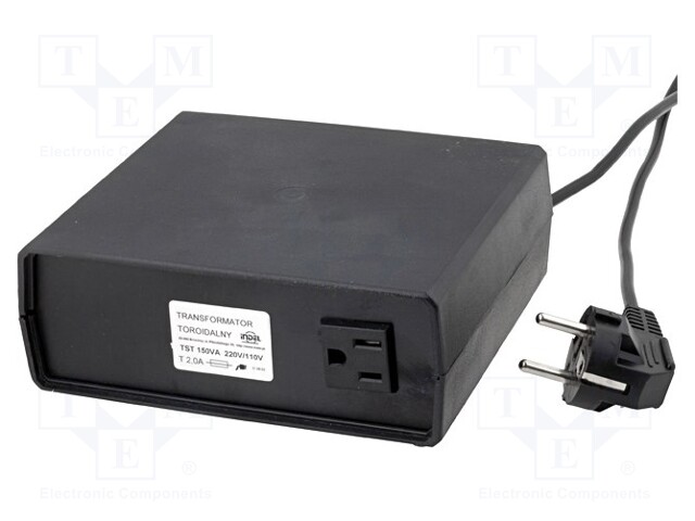 Autotransformer; 230VAC; Power: 150VA; Usec.1: 115V