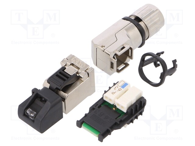 Plug; RJ45; PIN: 8; Cat: 5; gold-plated; Layout: 8p8c; 5÷9mm; IP20