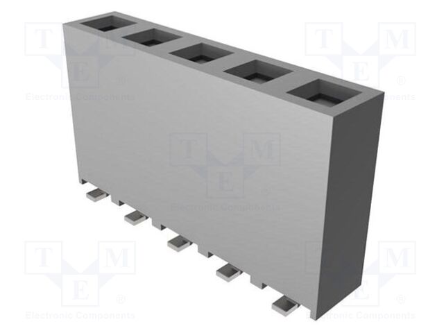 Connector: PCB to PCB; straight; PIN: 5; soldering; female; 2.54mm