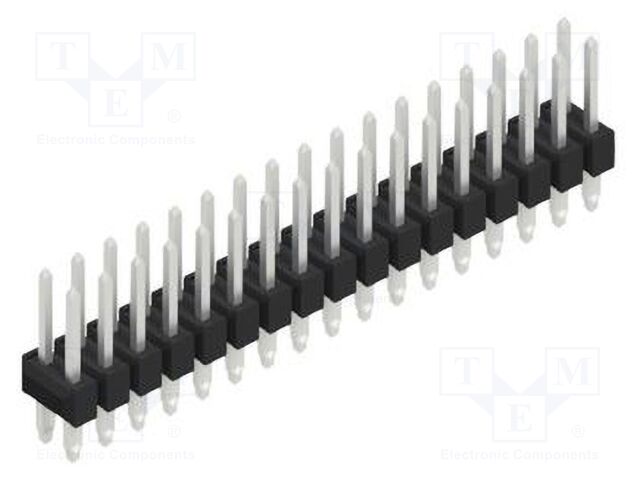 Connector: pin strips; pin header; male; PIN: 34; 2.54mm; THT; 2x17