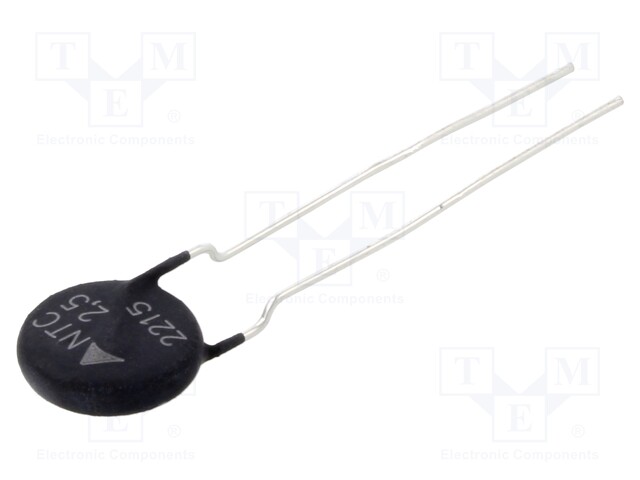NTC thermistor; 2.5Ω; ±20%; THT; 2700K; Pitch: 5mm