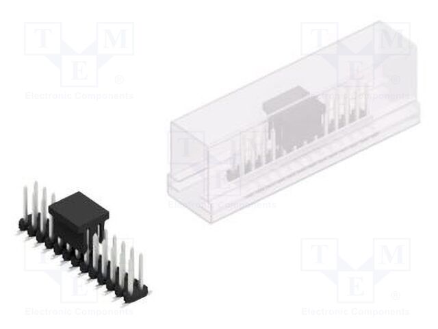 Connector: pin strips; pin header; male; PIN: 26; 2mm; SMT; 2x13
