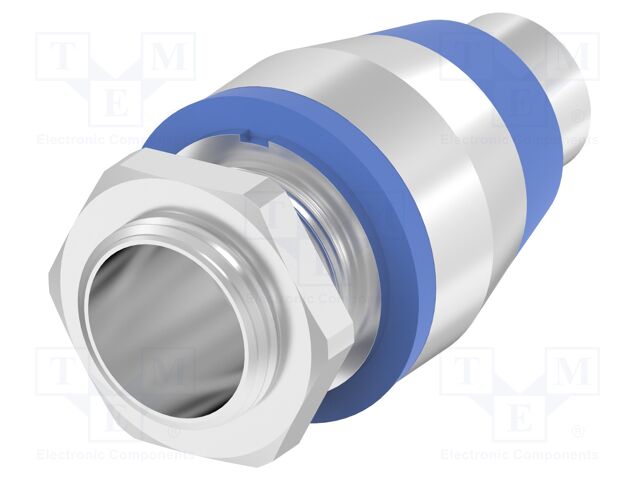 Straight terminal connector; IP65; stainless steel; Entrelec