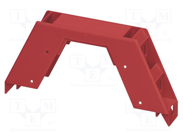 Upper housing; red; ME 17,5; X: 17.6mm; Y: 99mm; Z: 45.85mm