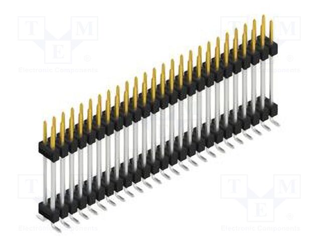 Connector: pin strips; pin header; male; PIN: 50; 2.54mm; SMT; 2x25