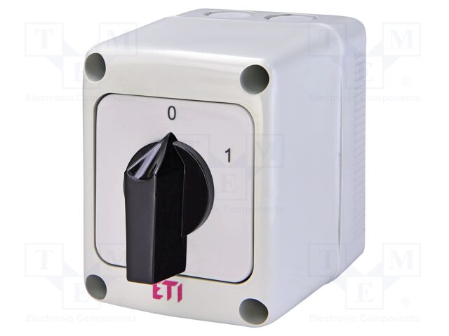 Switch: cam switch; Stabl.pos: 2; 16A; 0-1; in housing; Poles: 1