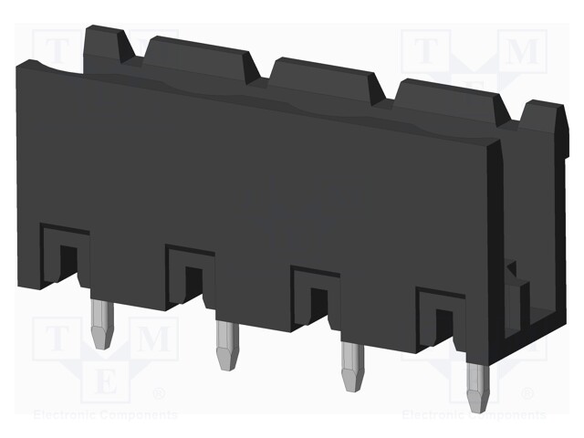 Connector: pluggable terminal block; socket; male; on PCBs