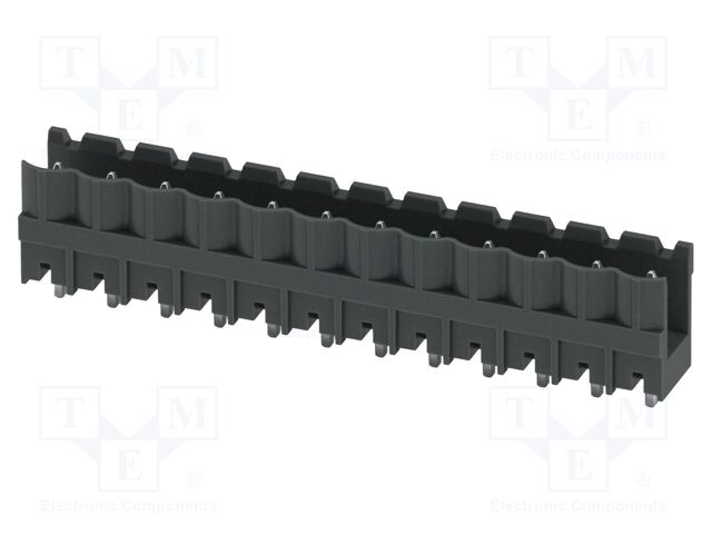 PCB headers, nominal cross section: 2.5 mm?, color: black, n