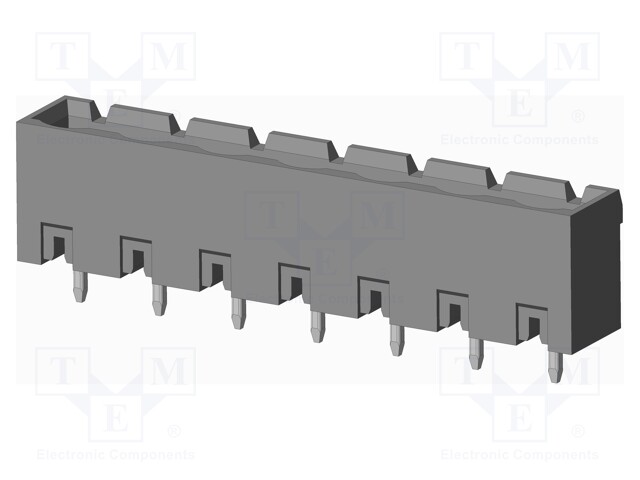 Connector: pluggable terminal block; socket; male; on PCBs