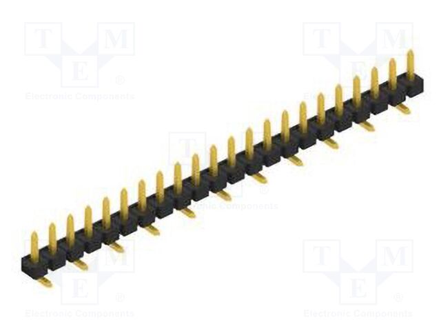 Connector: pin strips; pin header; male; PIN: 22; 2.54mm; SMT; 1x22