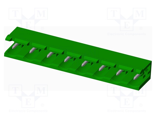 Connector: pluggable terminal block; socket; male; angled 90°