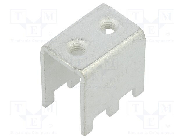 Straight; Plating: tinned; THT,screw terminal; Contacts: copper