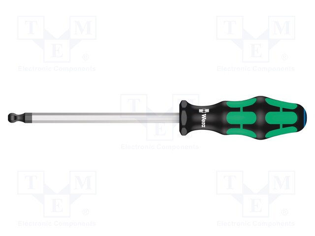 Screwdriver; Allen hex key,spherical; HEX 8mm