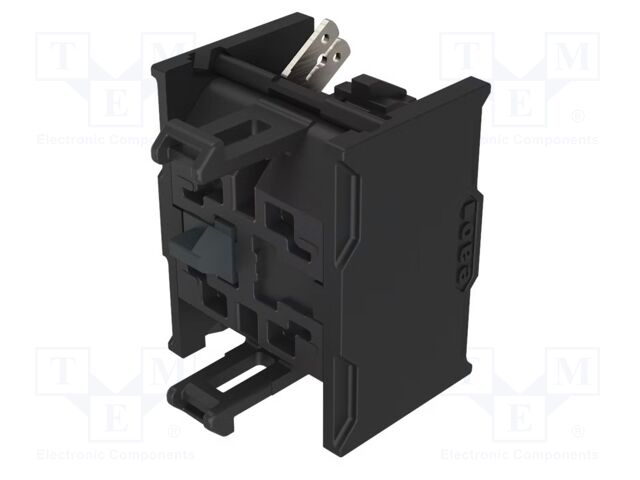 Contact block; 22mm; OptoHiT; front fixing; plug-in terminals