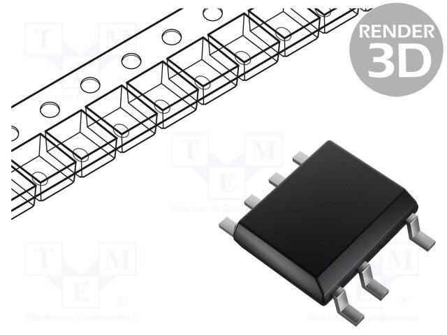 IC: PMIC; AC/DC switcher,SMPS controller; Uin: 85÷265V; DIP-8C