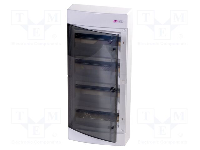 Enclosure: for modular components; IP40; white; No.of mod: 48