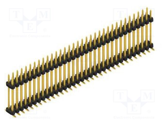 Connector: pin strips; pin header; male; PIN: 66; 2mm; SMT; 2x33