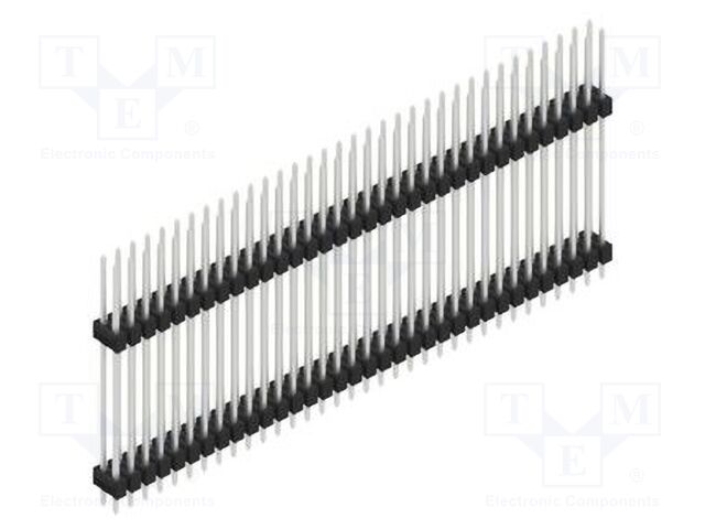 Connector: pin strips; pin header; male; PIN: 68; 2.54mm; THT; 2x34