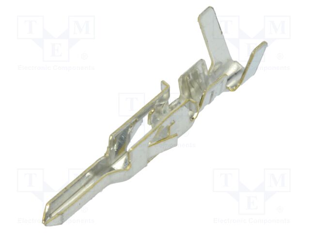 Contact; male; brass; tinned; 24AWG÷18AWG; Mini-Fit Jr; crimped