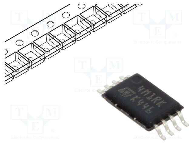 IC: EEPROM memory; 1MbEEPROM; I2C; 128kx8bit; 1.8÷5.5V; 1MHz